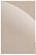 PLACA CEGA COM SUPORTE 4X2 -  RECTA AREIA GLOSS - Imagem 1
