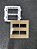 PLACA P/ 4 MODULOS COM SUPORTE 4X4 - RECTA FENDI GLOSS - Imagem 2