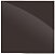 PLACA CEGA COM SUPORTE 4X4 - RECTA CHOCOLATE GLOSS - Imagem 1