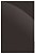 PLACA CEGA COM SUPORTE 4X2 - RECTA CHOCOLATE GLOSS - Imagem 1