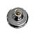 PLAFON REDONDO E27 LUXO PRATA CROMADO TOTAL - DICOMPEL - DC602/25 - Imagem 1