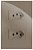 CJ TOMADA DUPLA 10A + 20A 4X2 - RECTA FENDI GLOSS - Imagem 1