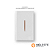 CJ INTERRUPTOR INTERMEDIARIO VERTICAL COM SUPORTE 4X2 -  NOVARA BRANCO C/ OURO ROSE - Imagem 1