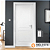 CJ INTERRUPTOR INTERMEDIARIO VERTICAL COM SUPORTE 4X2 -  NOVARA BRANCO C/ OURO ROSE - Imagem 3