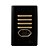CJ INTERRUPTOR QUADRUPLO SIMPLES + TOMADA 10A (ESPECIAL) 4X2 - NOVARA PRETO BRILHANTE GOLD - Imagem 1