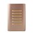 CJ INTERRUPTOR SEXTUPLO 3 SIMPLES + 3 PARALELO (ESPECIAL) 4X2 - NOVARA OURO ROSE GOLD - Imagem 1