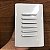 CJ INTERRUPTOR SEXTUPLO SIMPLES COM SUPORTE (ESPECIAL) 4X2 - DICOMPEL NOVARA BRANCO TOTAL - DNV1100/175BRTL - Imagem 2