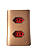 CJ TOMADA DUPLA 20A VERMELHO COM SUPORTE 4X2 - DICOMPEL NOVARA OURO ROSE CROMADO - DNV1500/48VMCR - Imagem 1