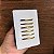 CJ INTERRUPTOR SEXTUPLO SIMPLES (ESPECIAL) 4X2 - NOVARA BRANCO GOLD - Imagem 3