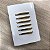 CJ INTERRUPTOR SEXTUPLO SIMPLES (ESPECIAL) 4X2 - NOVARA BRANCO GOLD - Imagem 2