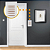 CJ INTERRUPTOR SEXTUPLO SIMPLES COM SUPORTE (ESPECIAL) 4X2 - NOVARA BRANCO C/ OURO ROSE - Imagem 2