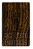 PLACA CEGA COM SUPORTE 4X2 - DICOMPEL NOVARA EBANO - Imagem 1