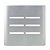 PLACA P/ 6 INTERRUPTORES COM SUPORTE 4X4 - NOVARA PRATA - Imagem 1
