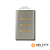 CJ INTERRUPTOR TRIPLO SIMPLES COM SUPORTE 4X2 - NOVARA AÇO GOLD - Imagem 1
