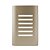 PLACA P/ 6 INTERRUPTORES C/ SUPORTE (ESPECIAL) 4X2 -NOVARA CHAMPANHE - Imagem 1