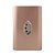 CJ TOMADA 10A VERTICAL 4X2 - NOVARA OURO ROSE CROMADO - Imagem 1