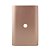 PLACA FURO COM SUPORTE 4X2 - DICOMPEL NOVARA OURO ROSE - Imagem 1