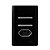 CJ INTERRUPTOR DUPLO SIMPLES + TOMADA 10A  4X2 - NOVARA PRETO BRILHANTE CROMADO - Imagem 1