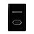 CJ INTERRUPTOR PARALELO + TOMADA 20A COM SUPORTE 4X2 - DICOMPEL NOVARA PRETO BRILHANTE CROMADO - Imagem 1