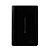 CJ INTERRUPTOR SIMPLES VERTICAL 4X2 -  NOVARA PRETO BRILHANTE TOTAL - Imagem 1