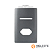 PLACA P/1 INTERRUPTOR + TOMADA C/ SUPORTE 4X2 NOVARA PRETO GRAFITE - Imagem 1