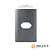 PLACA P/ 1 TOMADA HORIZONTAL COM SUPORTE 4X2 - NOVARA PRETO GRAFITE - Imagem 1