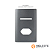 PLACA P/ 1 INTERRUPTOR + TOMADA DUPLA C/ SUPORTE 4X2 - NOVARA PRETO GRAFITE - Imagem 1