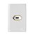 CJ USB 2.0 HORIZONTAL COM SUPORTE 4X2 - NOVARA BRANCO GOLD - Imagem 1
