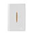 CJ INTERRUPTOR BIPOLAR SIMPLES 4X2 - NOVARA BRANCO GOLD - Imagem 1