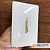 CJ INTERRUPTOR SIMPLES VERTICAL COM SUPORTE 4X2 - NOVARA BRANCO GOLD - Imagem 2