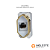 MODULO RJ45 ( INTERNET ) - DICOMPEL NOVARA BRANCO GOLD - Imagem 1