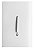 CJ INTERRUPTOR PULSADOR PARA MINUTERIA VERTICAL 4X2 - NOVARA BRANCO CROMADO - Imagem 1