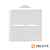 PLACA P/ 2 INTERRUPTORES COM SUPORTE 4X4 - NOVARA BRANCO - Imagem 1