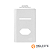 PLACA P/ 1 INTERRUPTOR + TOMADA  4X2 - NOVARA BRANCO - Imagem 1
