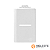 PLACA P/ 1 INTERRUPTOR HORIZONTAL  4X2 - NOVARA BRANCO - Imagem 1