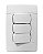 CJ INT. TRIPLO SIMPLES 4X2-ENERBRAS NEO SOTTILE BRANCO - Imagem 1