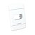 PLACA P/ 1 MODULO HORIZONTAL 4X2-ENERBRAS NEO SOTTILE BRANCO - Imagem 1