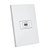 CJ ENTRADA USB 2.0A HORIZONTAL 4X2 - ENERBRAS DUBAI BRANCO- ED5480-EN - Imagem 1