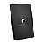 CJ PLACA FURO + SUPORTE HORIZONTAL 4X2  - ENERBRAS DUBAI PRETO - ED5411-E2/P - Imagem 1