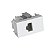 MODULO RJ45 CAT5 ( REDE INTERNET )  - ENERBRAS DUBAI BRANCO - Imagem 1