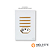 CJ INTERRUPTOR QUADRUPLO (2SIMPLES +2PARALELO)+ TOMADA 10A(ESPECIAL) 4X2 - NOVARA GLASS BRANCO GOLD - Imagem 1
