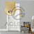 CJ INTERRUPTOR QUADRUPLO (2 SIMPLES + 2PARALELO )+ TOMADA 10A(ESPECIAL) 4X2 - NOVARA GLASS DOURADO GOLD - Imagem 2