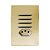 CJ INTERRUPTOR QUADRUPO SIMPLES + TOMADA 10A(ESPECIAL)4X2 - NOVARA GLASS DOURADO/CROMADO - Imagem 1
