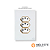 CJ TOMADA TRIPLA 20A COM SUPORTE 4X2 - DICOMPEL NOVARA GLASS BRANCO GOLD - Imagem 1