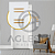 CJ INTERRUPTOR QUADRUPLO 2 SIMPLES+2 PARALELOS (ESPECIAL) 4X2 - NOVARA GLASS BRANCO GOLD - Imagem 2