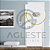 CJ CAMPAINHA CIGARRA BIVOLT (SOM) 4X2 - NOVARA GLASS BRANCO GOLD - Imagem 2