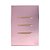 CJ INTERRUPTOR TRIPLO 2 SIMPLES + 1 PARALELO 4X2 - NOVARA GLASS OURO ROSE C/ GOLD - Imagem 1