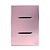 CJ INTERRUPTOR DUPLO 1 SIMPLES + 1PARALELO 4X2 - NOVARA GLASS OURO ROSE/ CROMADO - Imagem 1