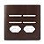 PLACA P/ 4 INTERRUPTORES + 2 TOMADAS COM SUPORTE 4X4 - DICOM - Imagem 1