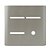 PLACA P/ 3 INTERRUPTORES + FURO C/ SUPORTE 4X4 -  NOVARA AÇO - Imagem 1